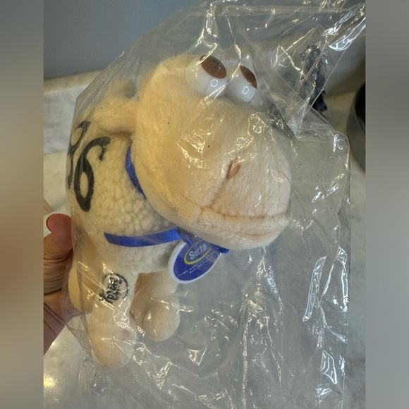 SERTA Wool Counting Sheep Plush #86 Brown Eyes Lamb Curto Toy - Picture 5 of 9